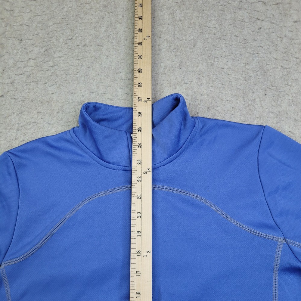 Clique 1/4 Zip Pullover Jacket Mens Medium Blue Mock Neck Golf Performance