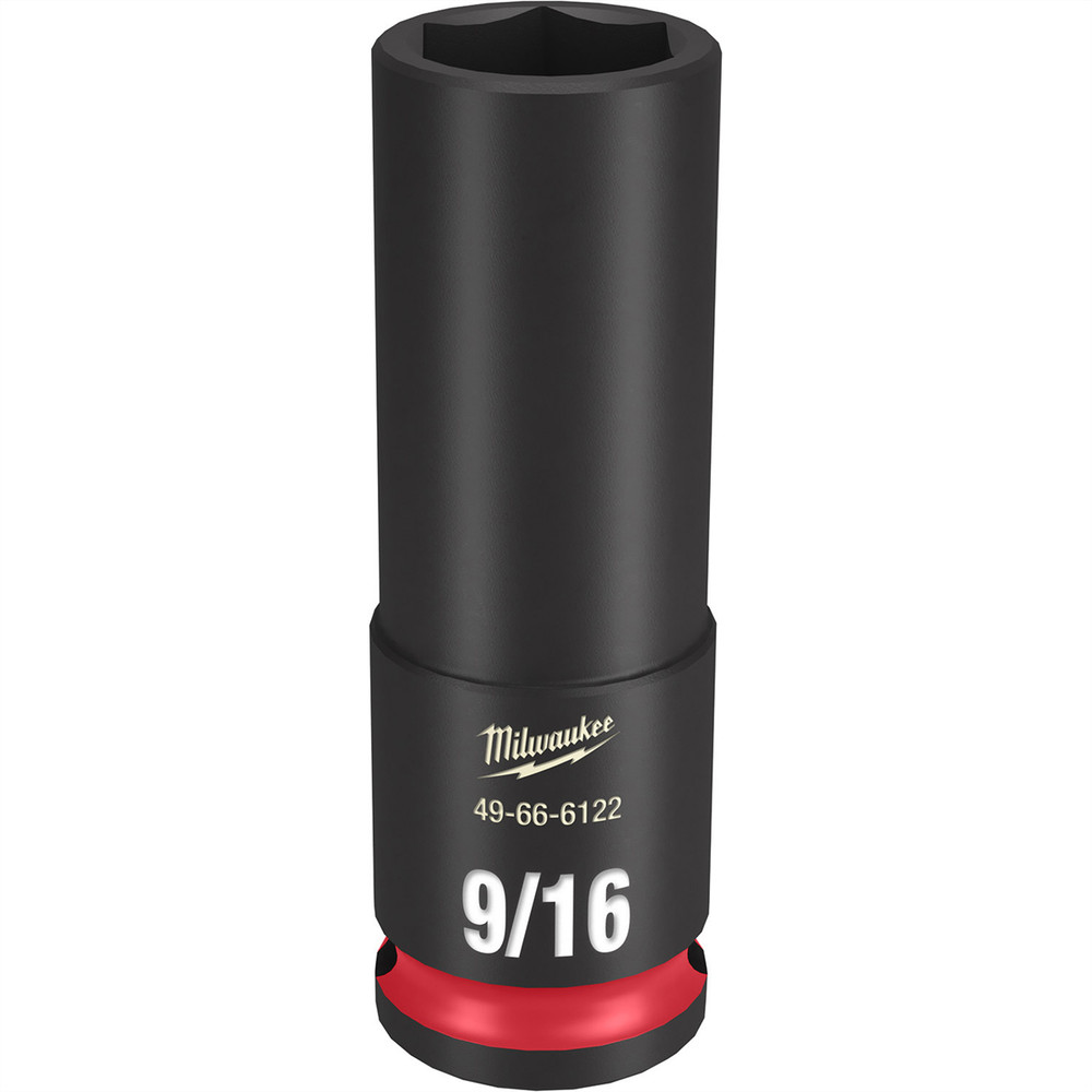 Milwaukee Tool SHOCKWAVE Impact Duty  3/8"Drive 9/16" Deep 6 Point Socket