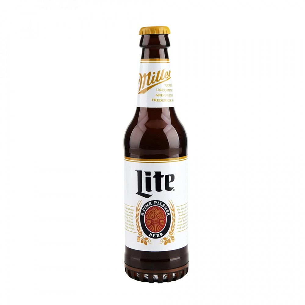 Miller Lite Bottle with Built in Bluetooth Speaker Multi-Color