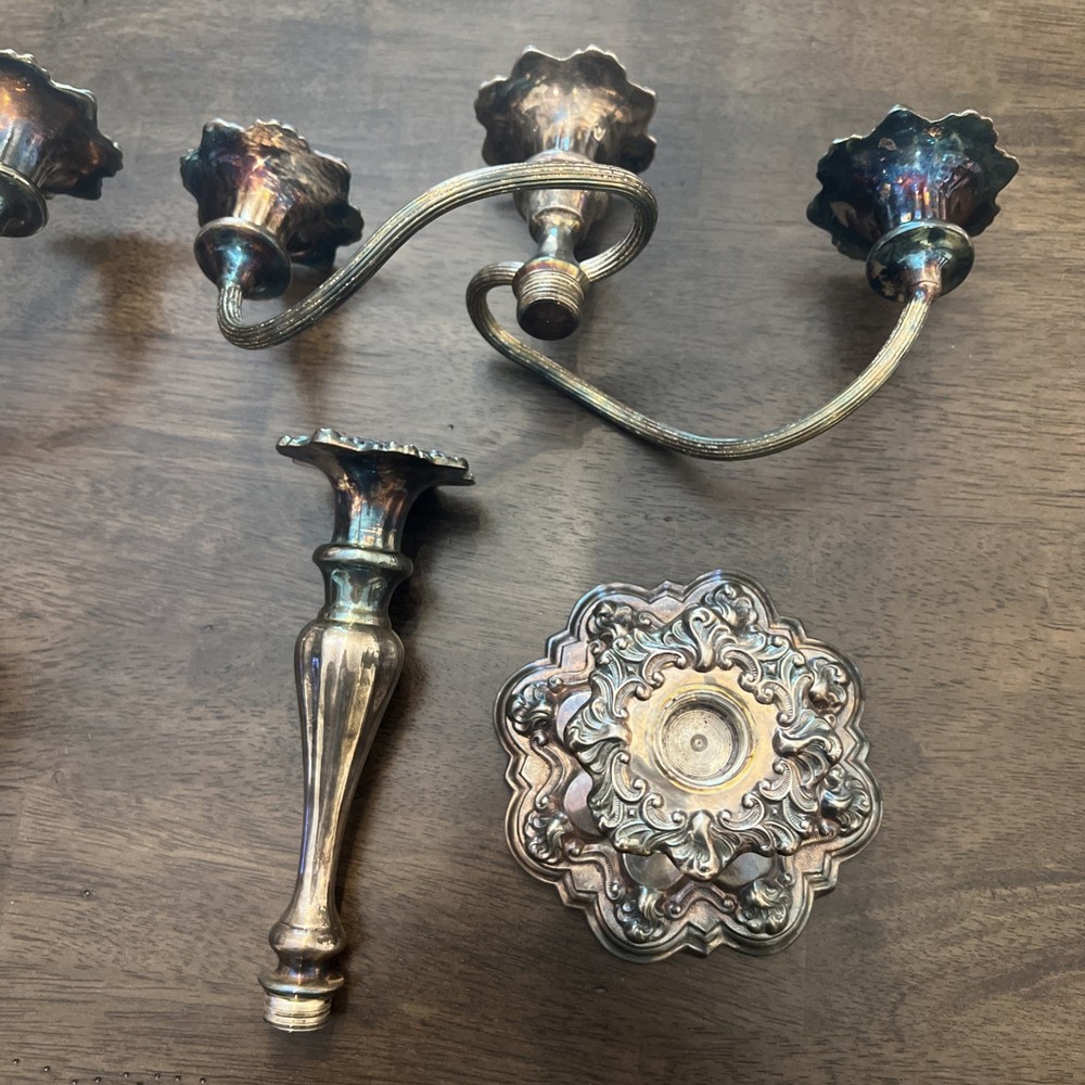 Antique Candlesticks (believed Sterling)