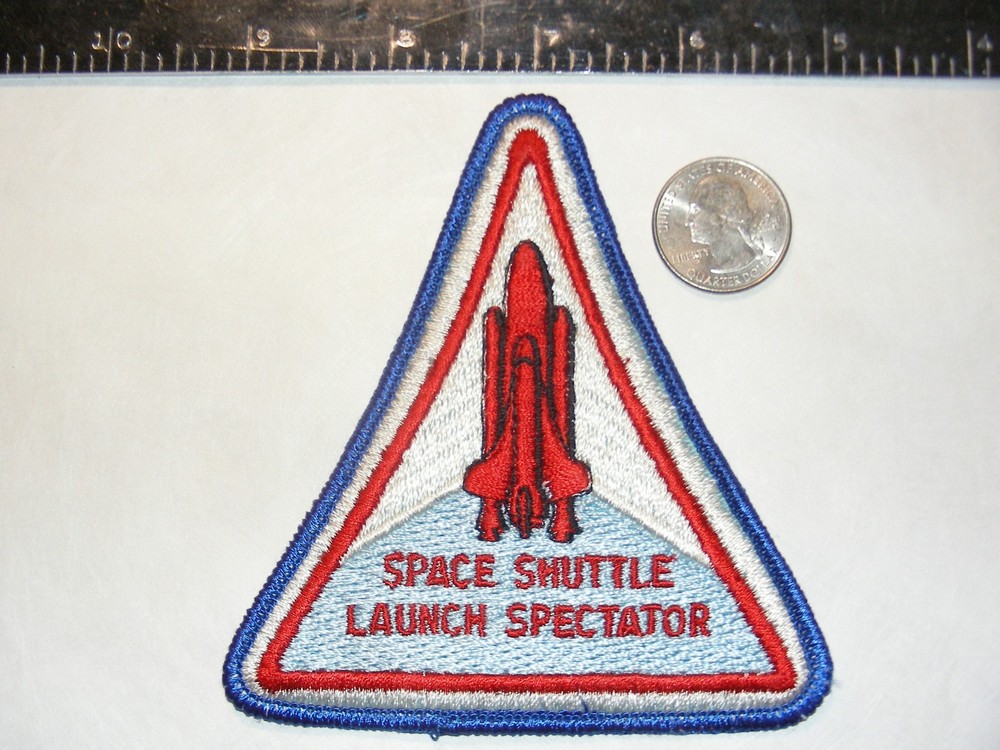 Original Space Shuttle Launch Spectator Patch NASA STS Program