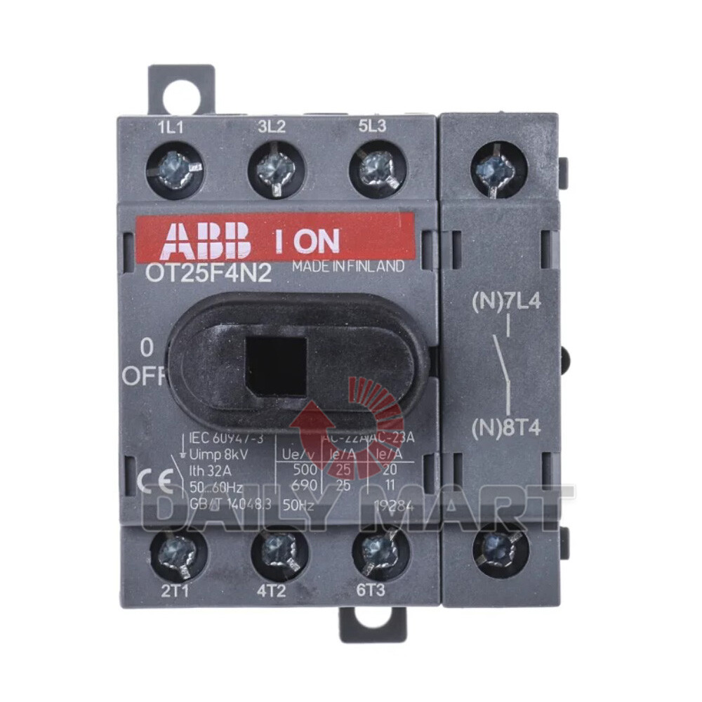 New In Box ABB OT25F4N2 Disconnect Switch