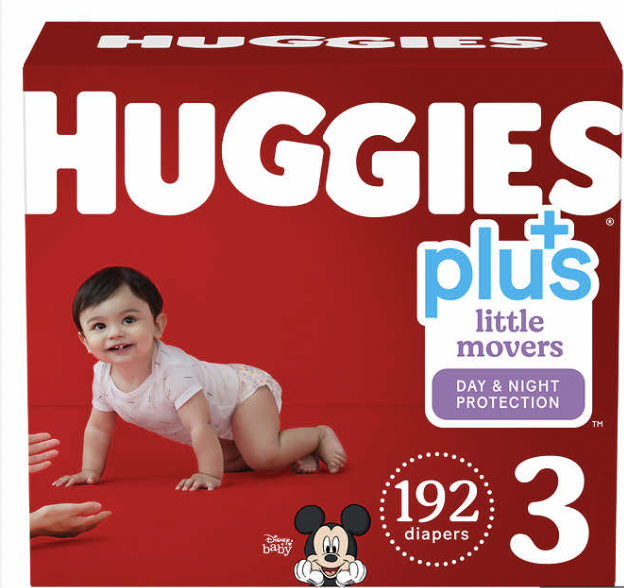 Huggies Plus Size Diapers - Sizes 1-7 Bulk Quantity & Free Shipping!