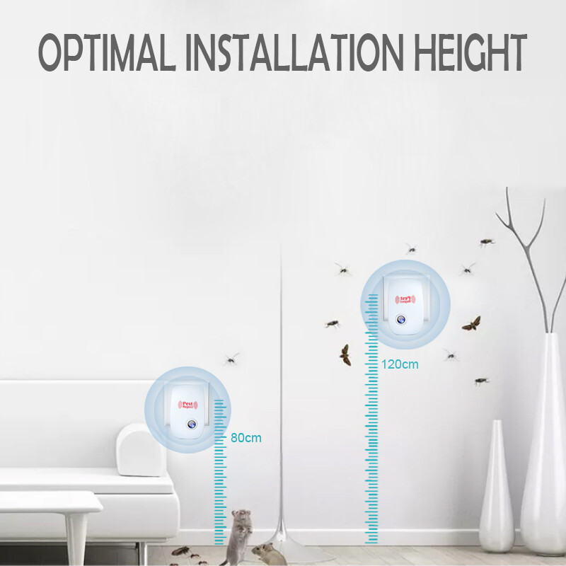 Lot Electronic Ultrasonic Pest Reject Mosquito Cockroach Mouse Killer Repeller
