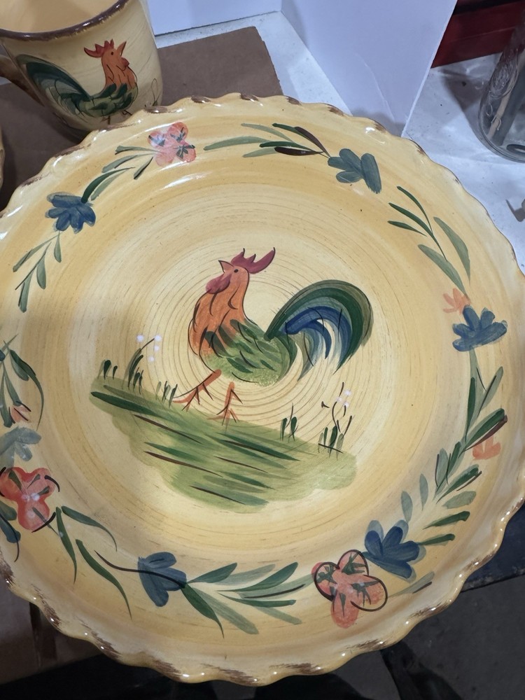 Vintage Home Rooster 16 Piece Dinner Set