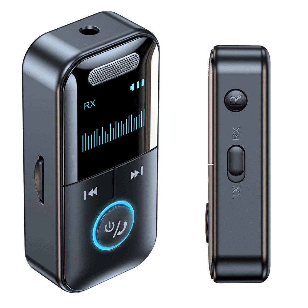 2025 Bluetooth Receiver Transmitter Wireless Audio Adapter MP3 Player 3.5mm Aux