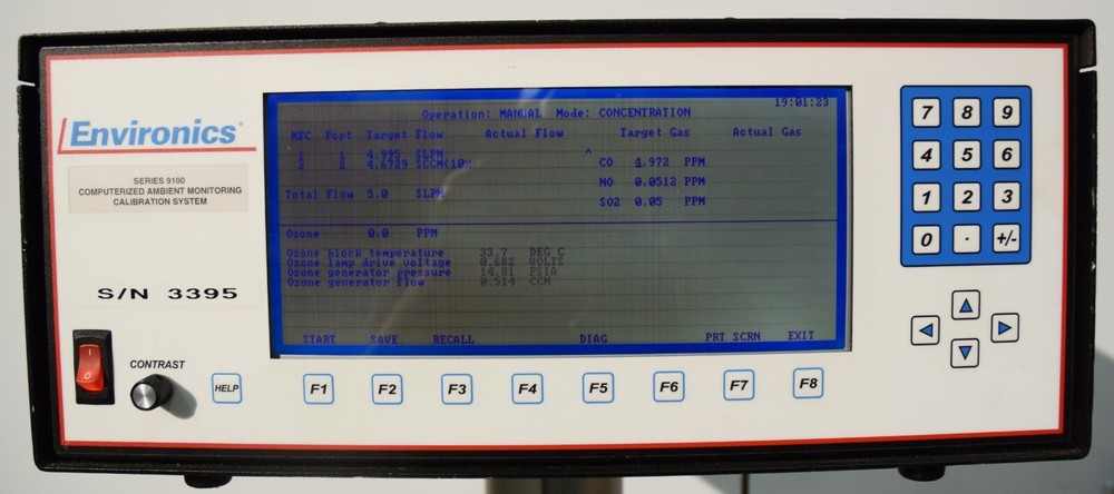 Environics S-9100 Computerized Ambient Monitoring Calibration System