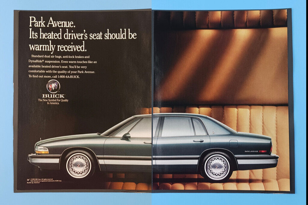 1994 Buick Park Avenue 2-Page Print Advertisement