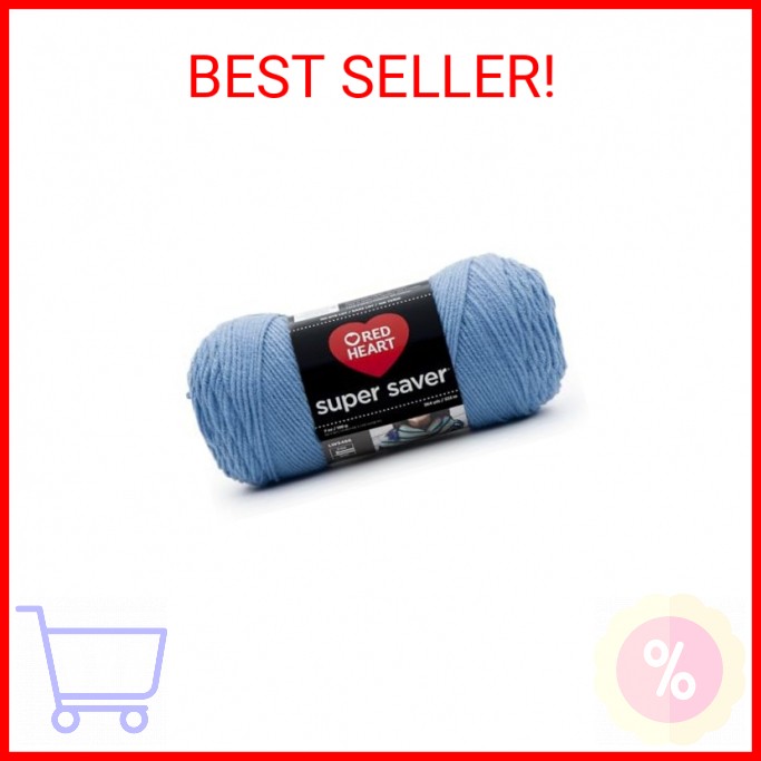 RED HEART Super Saver Yarn, Light Periwinkle