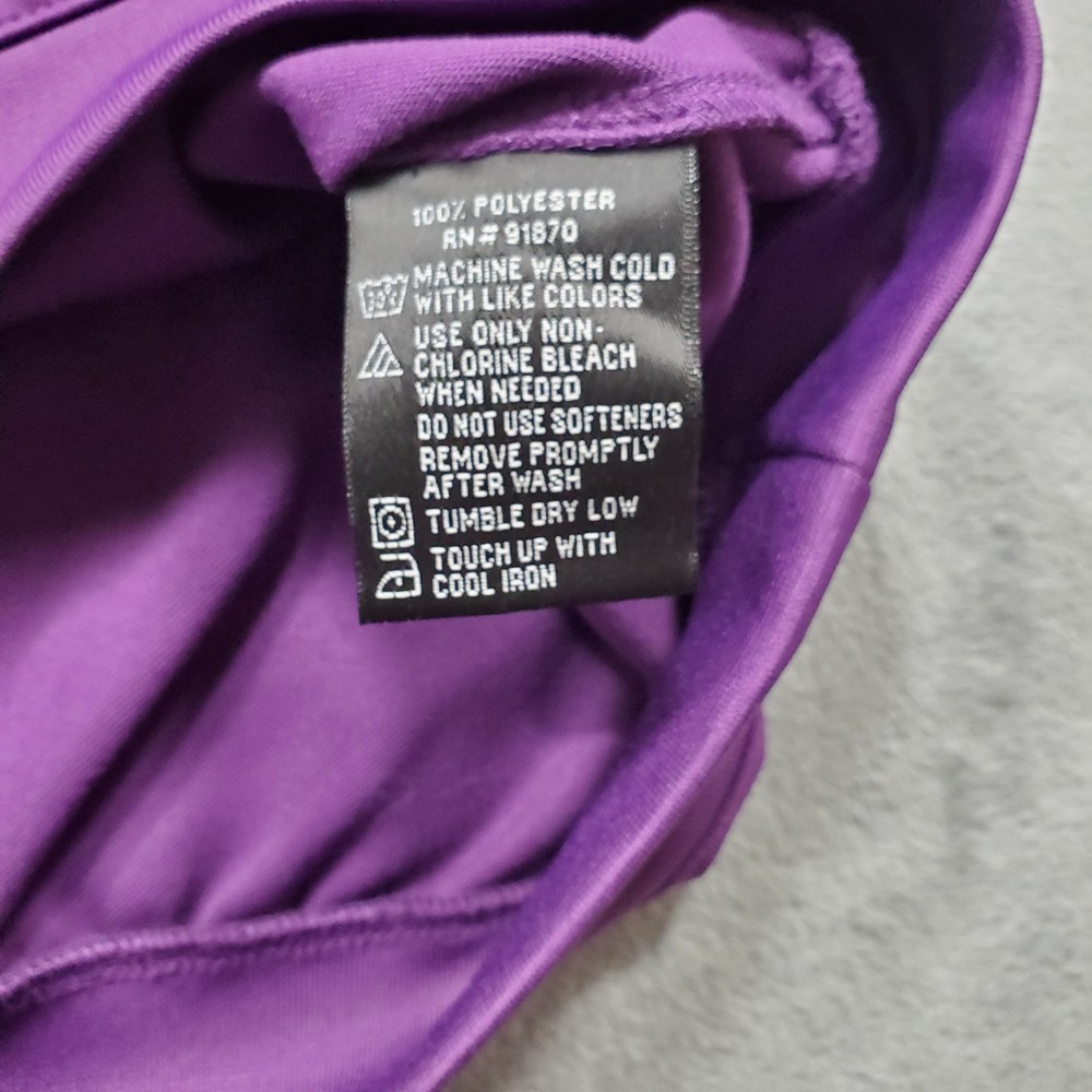 Pebble Beach Performance Golf Pullover Vest Purple Men Sz L