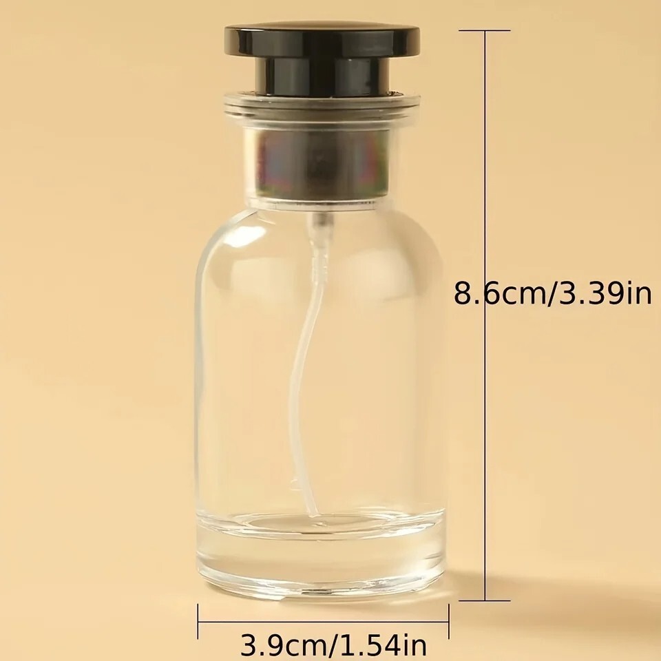 10Pcs - Empty Refillable Travel Glass Perfume Bottle With Spray Atomizer 30 ml