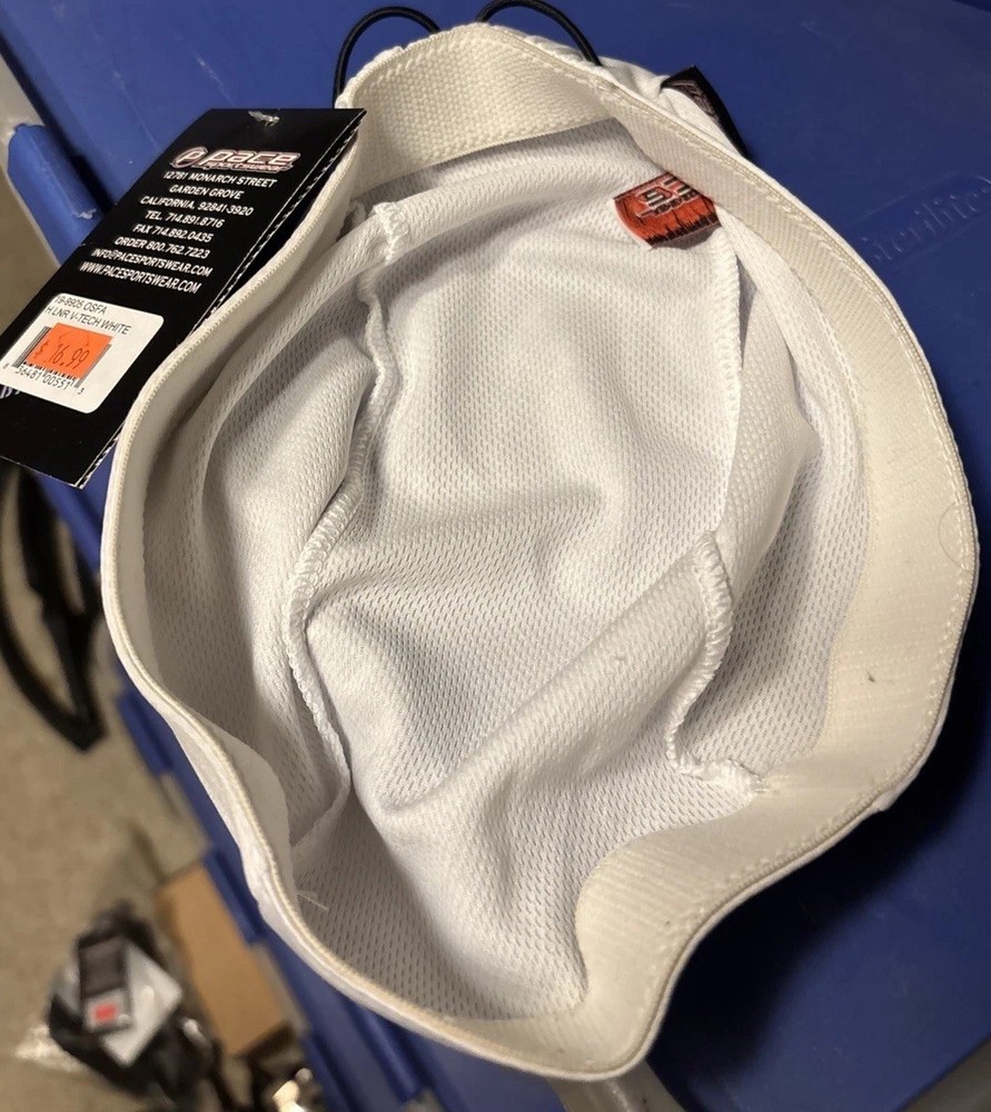 Pace 19-9905 OSFA V-tech White Cycling Cap