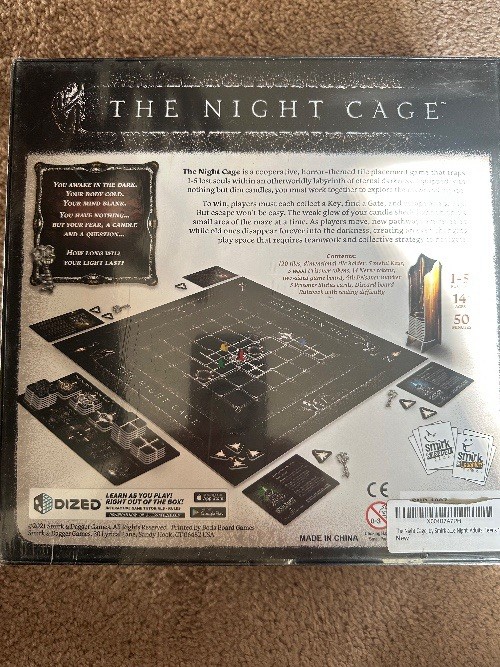 Smirk & Dagger The Night Cage Board Game