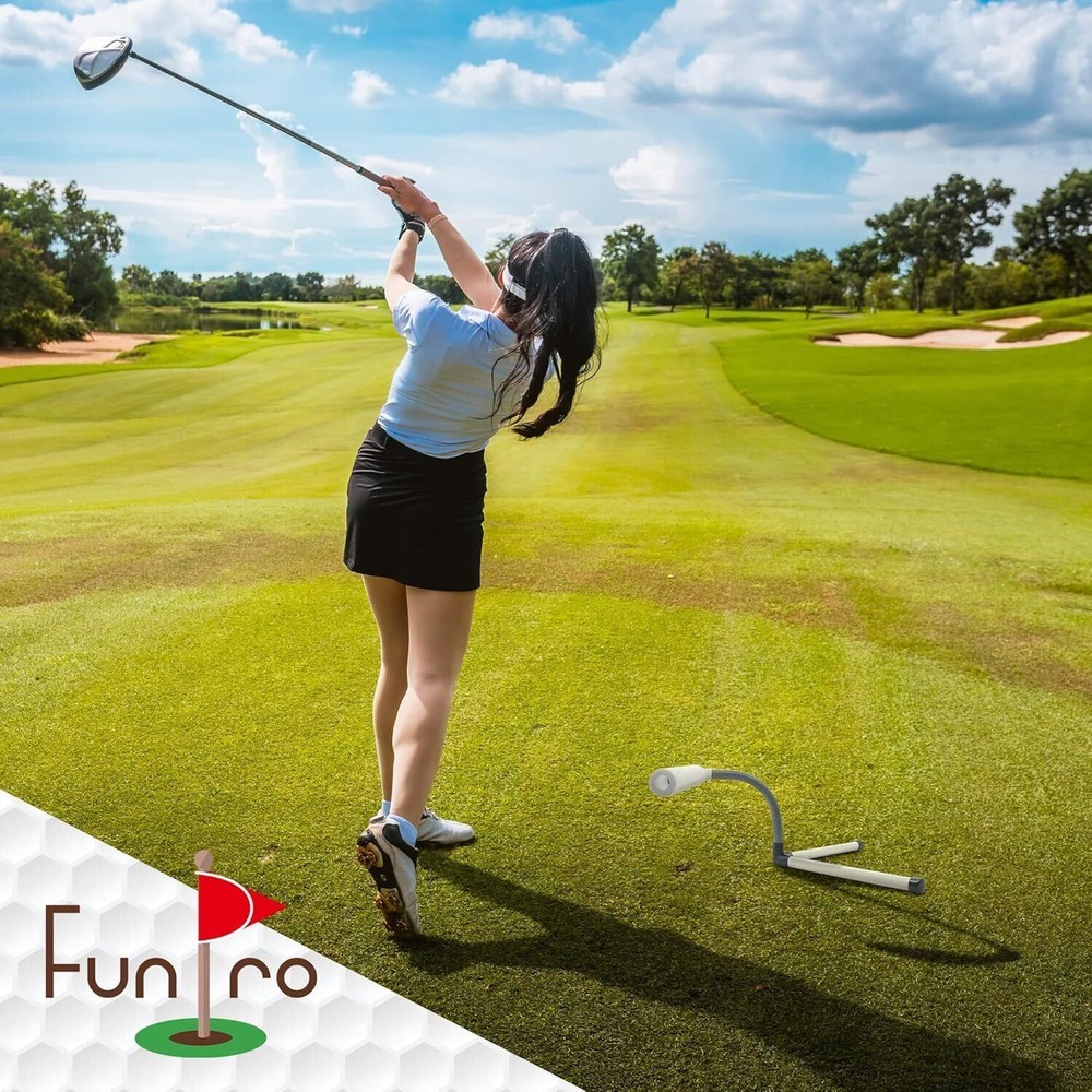 Slice Corrector – Updated Portable Golf Swing Trainer, Lightweight Practice Aid