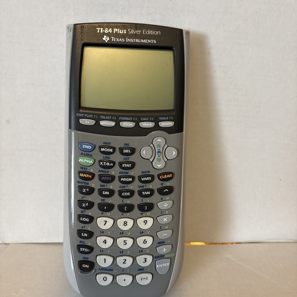 Texas Instruments TI-84 Plus Silver Edition Graphing Calculator Gray