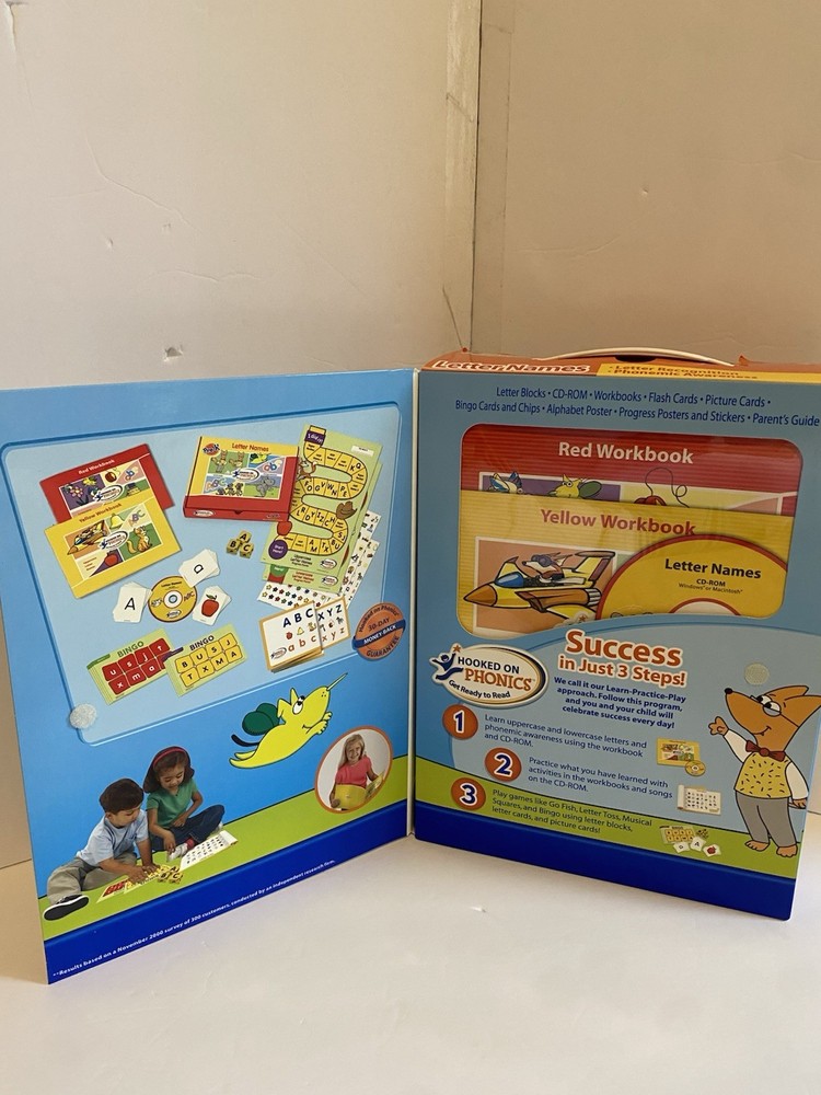 Vintage Hooked On Phonics 2005 New set with CD-Rom & Books learning
