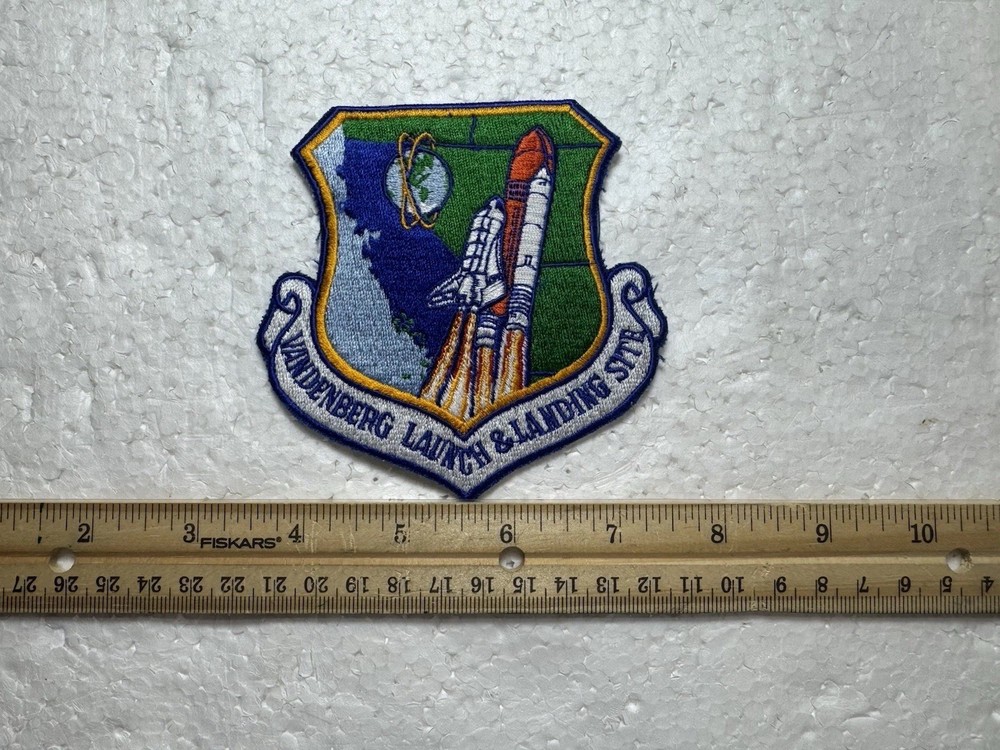 Vintage Vandenberg Air Force Base Patch- Space Shuttle Launch & Landing Site