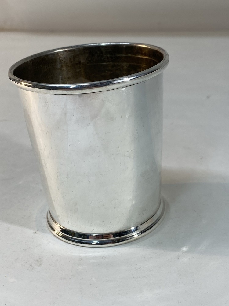 Large 3.75 Inch Solid Sterling Silver Mint Julip Cup 109.8g *NICE*