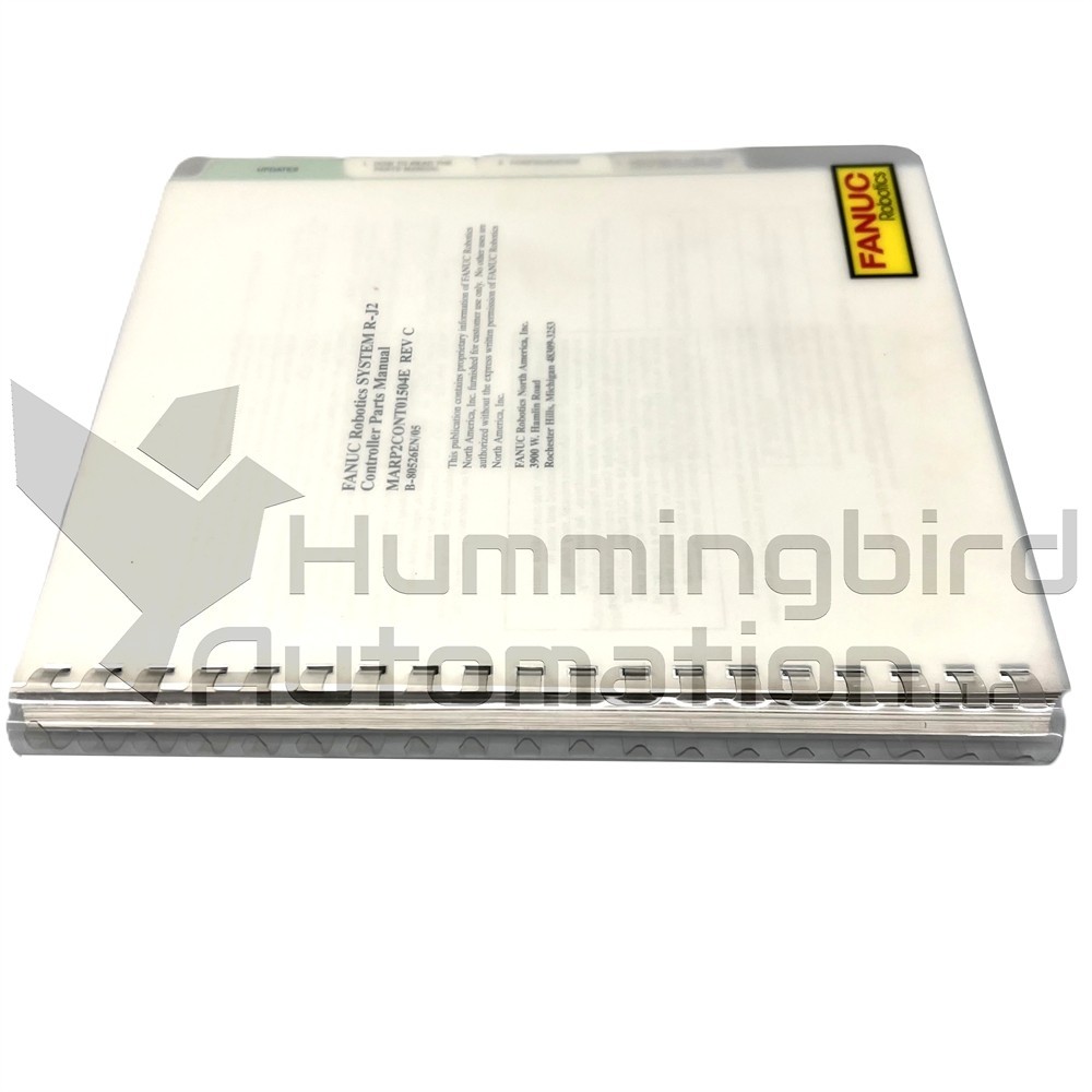 FANUC Robotics MARP2CONT01504E System R-J2 Controller Parts Manual