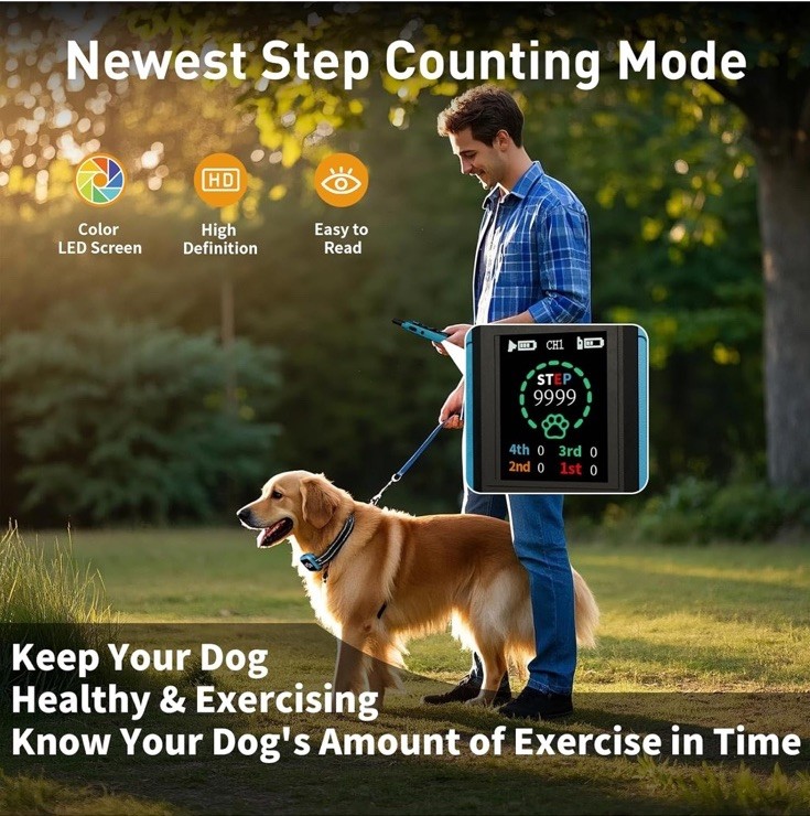 Dog Training Collar with Remote 3300FT Electric Shock Collar Multiple Modes