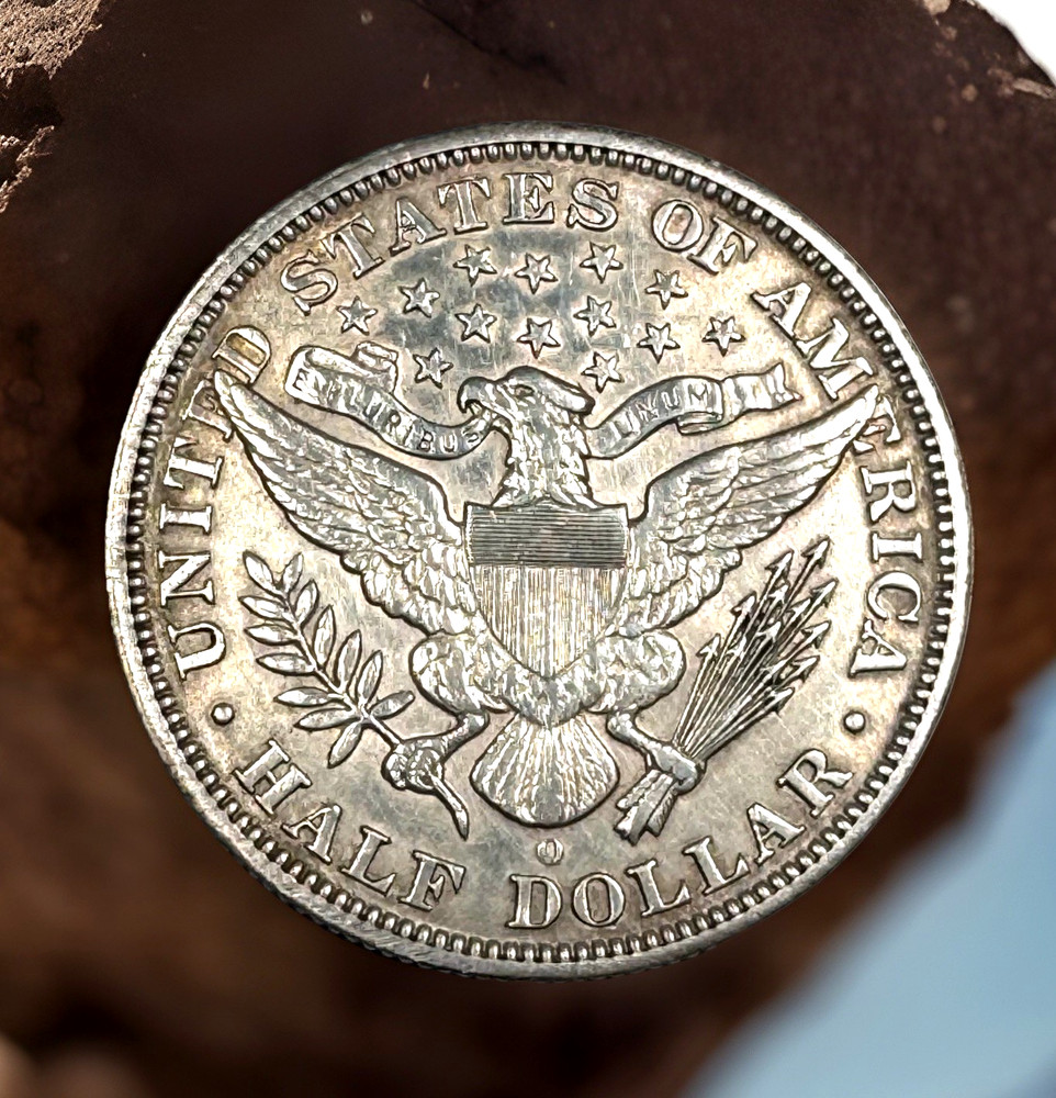 1995o 50c Barber Half Dollar, About Uncirculated