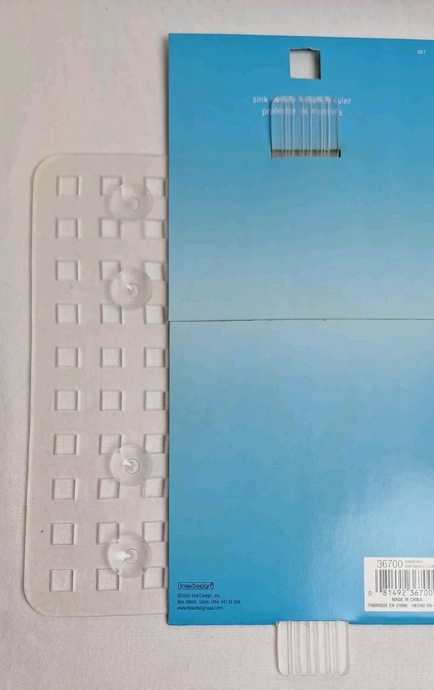 SinkWorks Sink Saddle Clear Protects Sink From Scratches Grid For Water Drainage