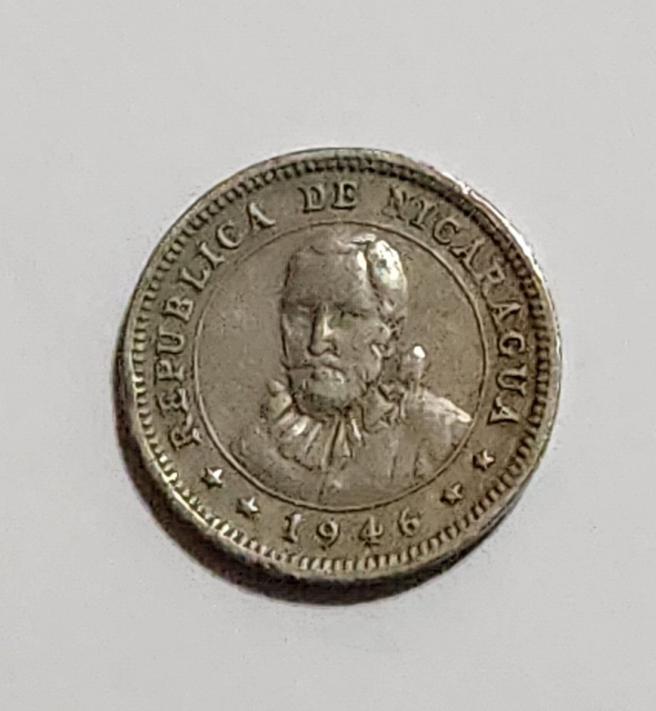1946 NICARAGURA 5 CENTAVOS