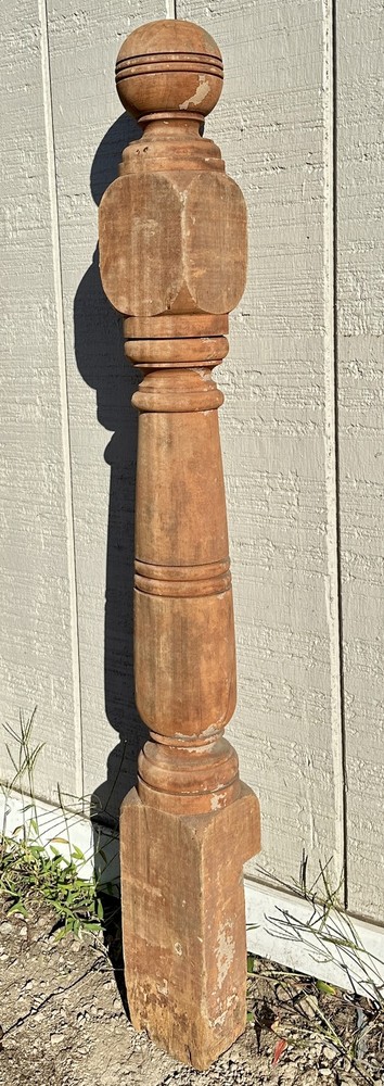 Pine Ball Top Newel Post GA20449