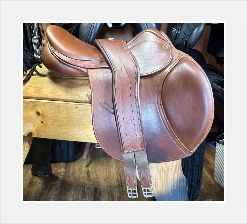 County Solution Jump Saddle. 17” M.