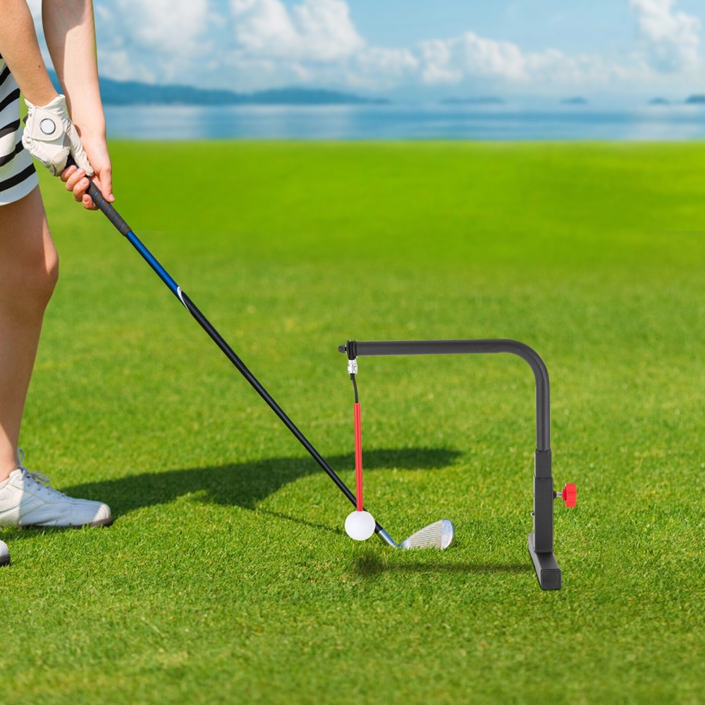 Golf Swing Trainer Aid Training Golf Practice Swing Groover & Hitting Adjustable