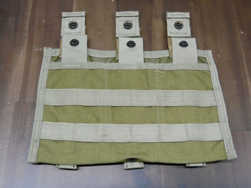 MOLLE 5.56 Three Mag Side x Side Pouch Khaki