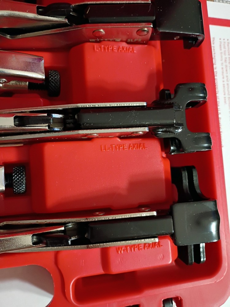New! VIM Adjustable Side Lock Set Welding Pliers w/ Push Button Release 6 Pc
