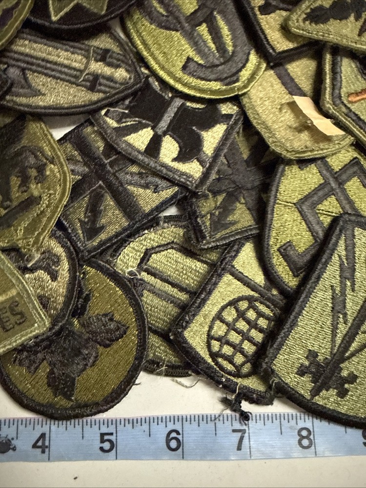 Cold War US Olive Drab Patch 21 Pieces B540