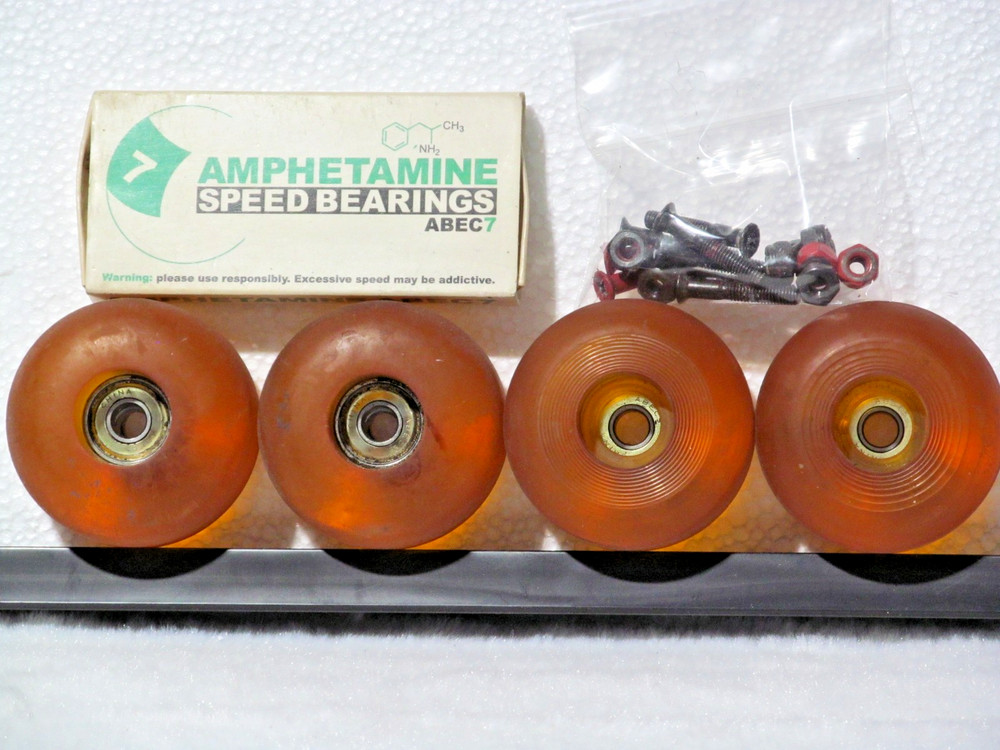 Used Wheels Brand Unknown Needs bearings 58mm?