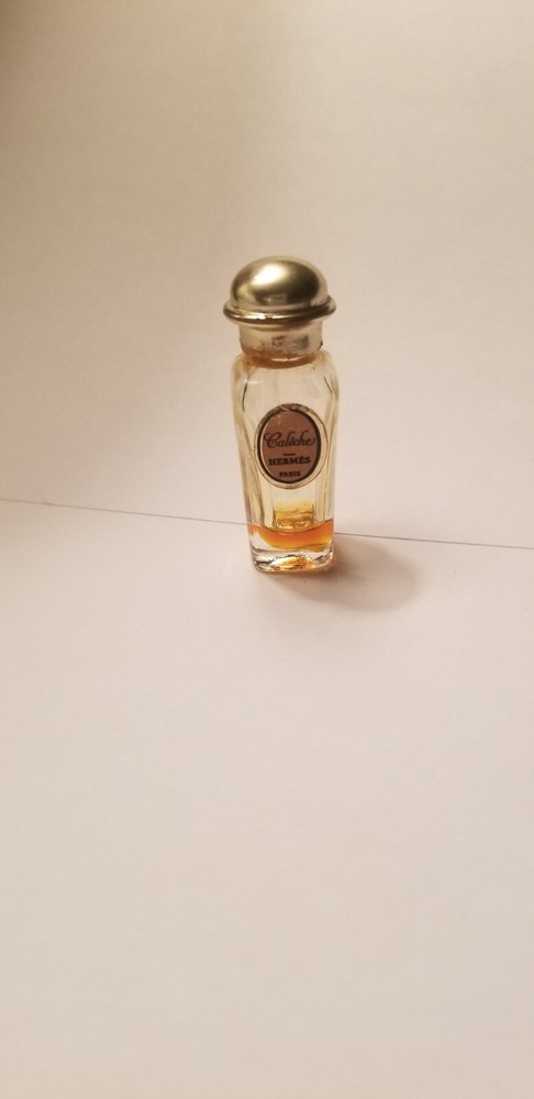 VINTAGE CALECHE BY HERMES PARFUM MINIATURE SAMPLE PERFUME BOTTLE empty