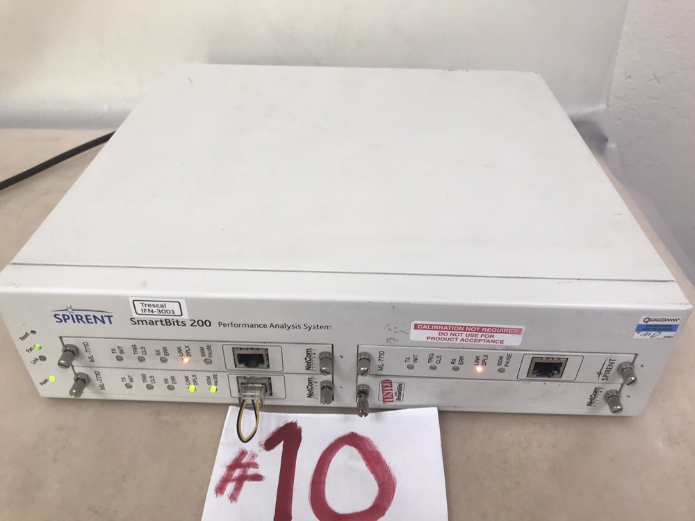 Spirent Smartbits SMB-200 Network Test Mainframe With 3 ML-7710