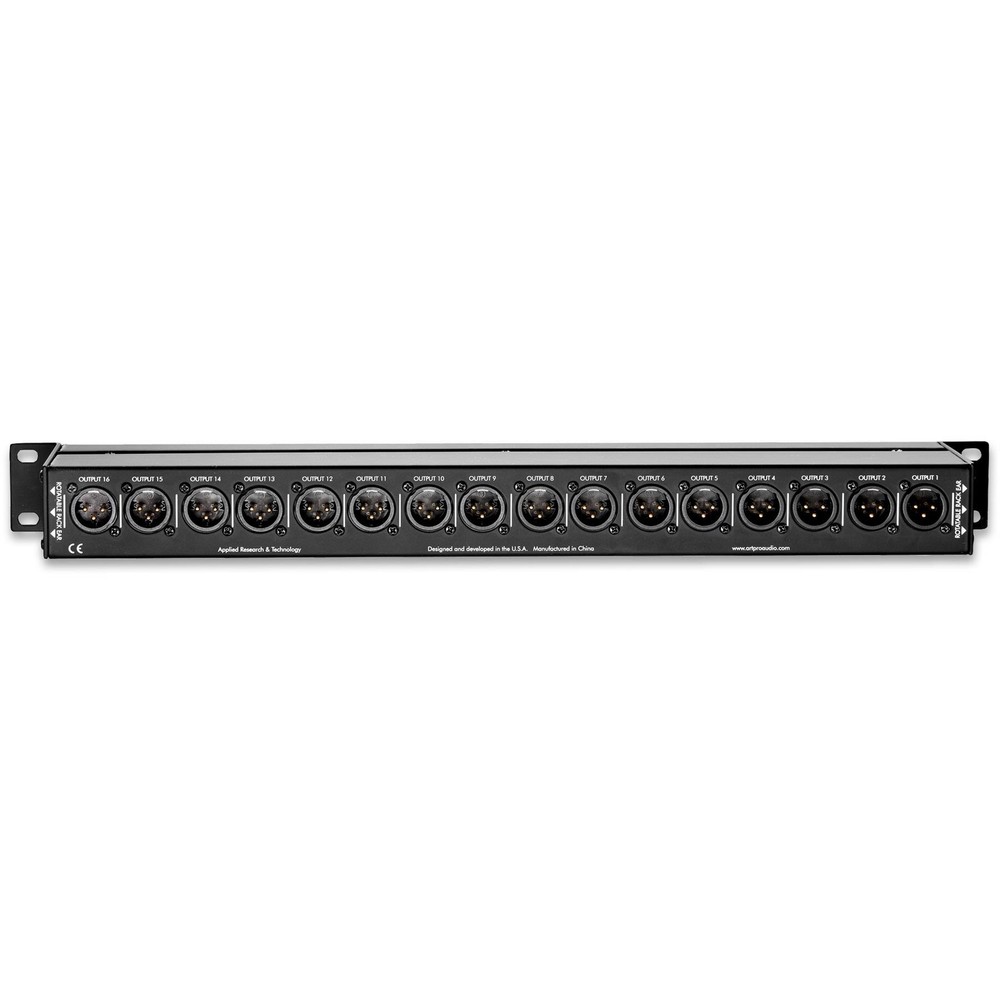 ART P16 16-Channel XLR Balanced Patchbay P-16 Patch Bay Rackmount Studio Install