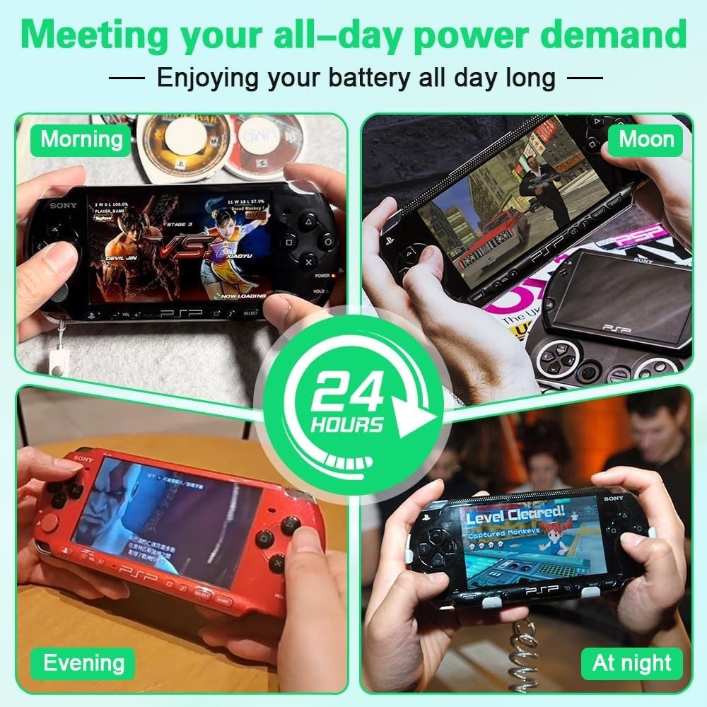 5000mAh High Capacity Battery Replacement for PSP 2000/3000 - 24