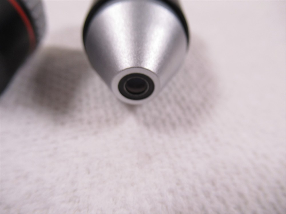 Nikon E 4x and 10x Microscope Objective Lenses 160mm Japan