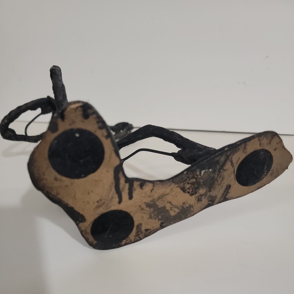 Figurine - Man Playing Violin Abstract Iron