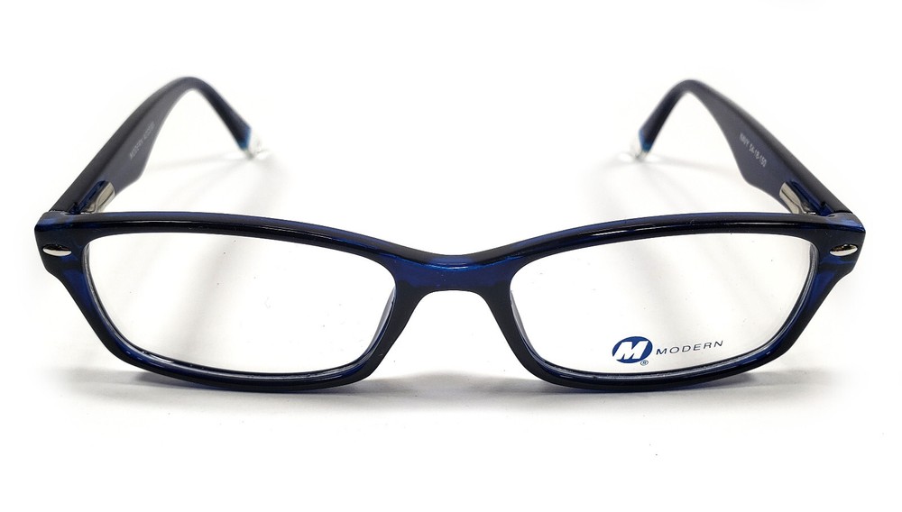 NEW MODERN OPTICAL ACCESS 54-18-150 NAVY BLUE RX EYEGLASSES FRAMES