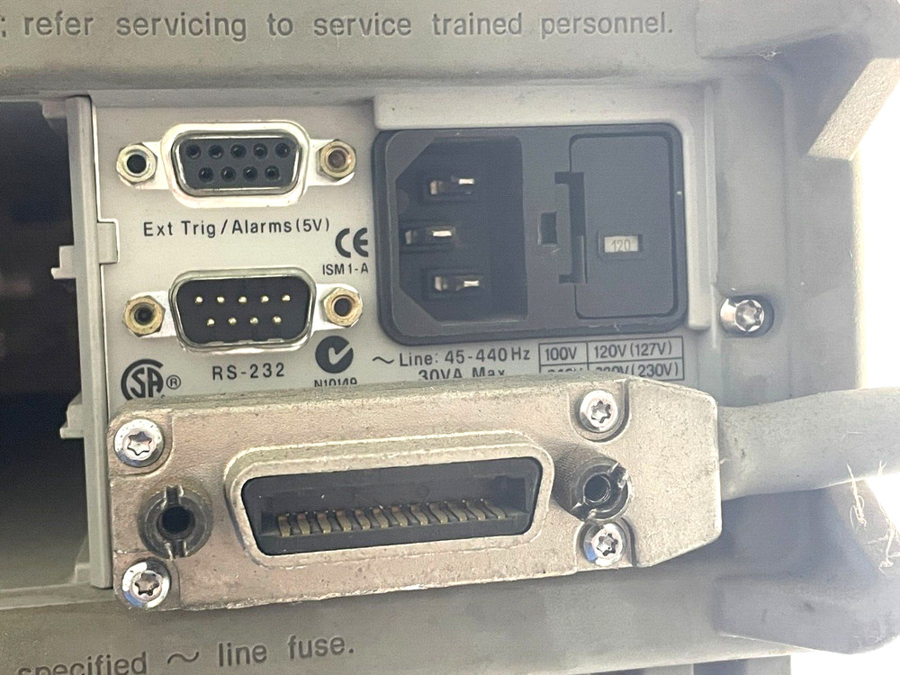 AGILENT DATA ACQUISITION/SWITCH UNIT 34970A *BROKEN HANDLE-SEE PICS*