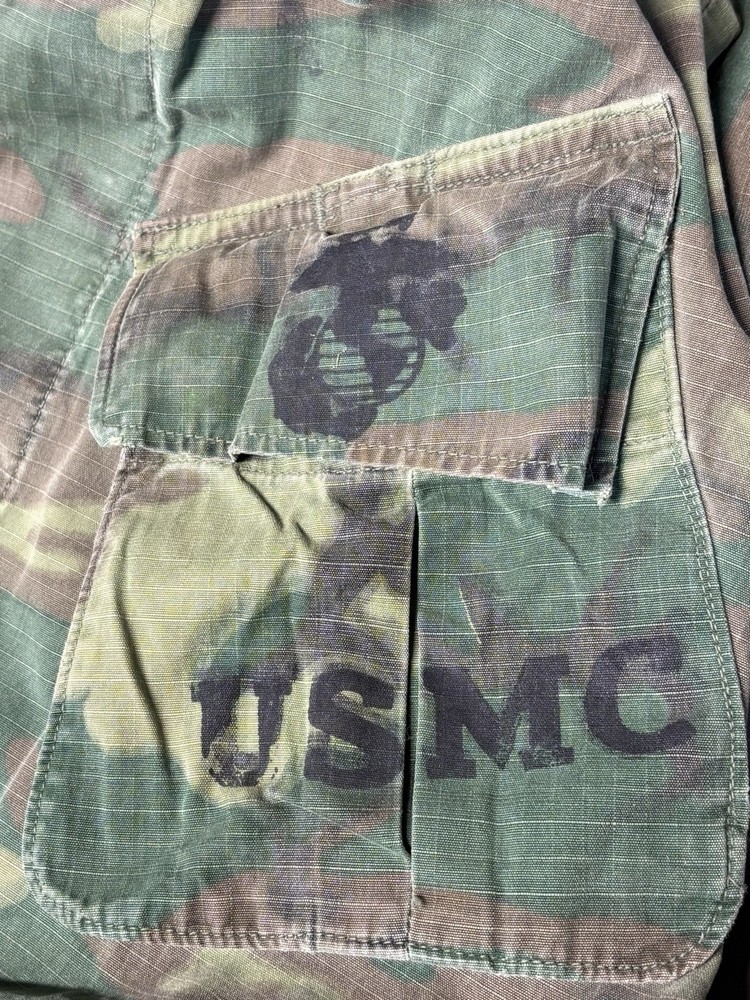 Named USMC ERDL Uniform 1969 Dated Vietnam War Original Small-Regular