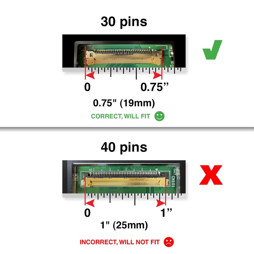 B140HAN04.5 30 Pins Screen Replacement LCD LED Display With Tools