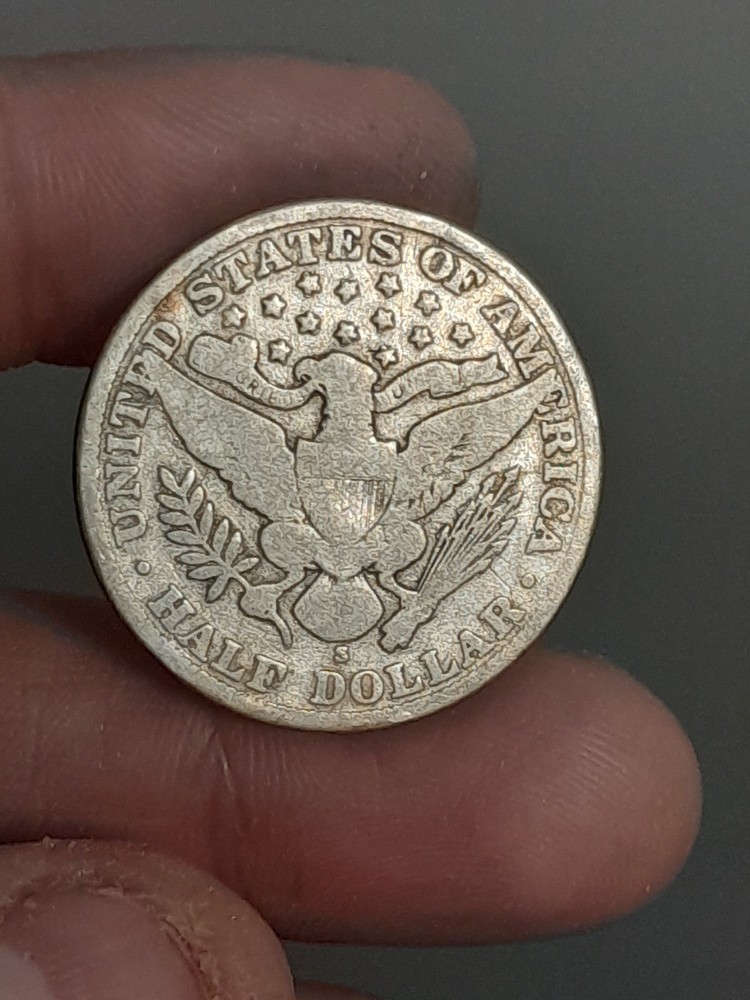 1909- S Barber Half Dollar #3