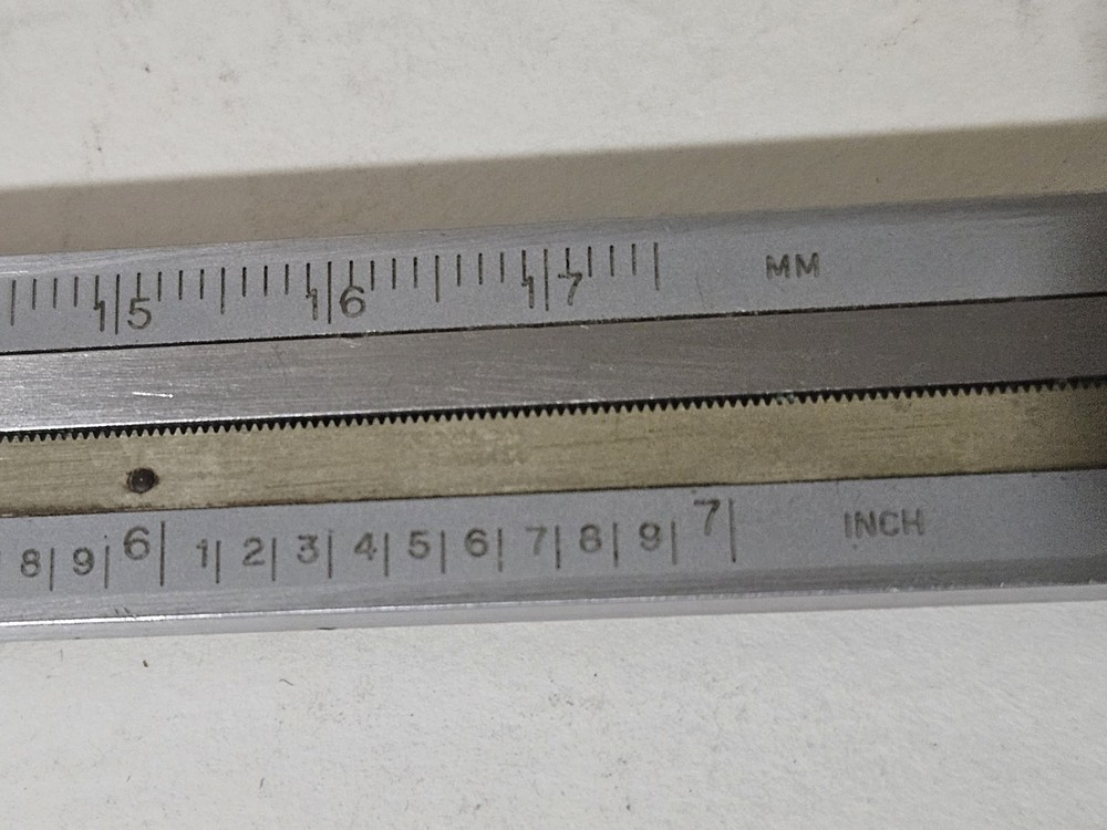 HELIOS Dial Caliper 0-7" Range .001" Graduation Stainless Germany