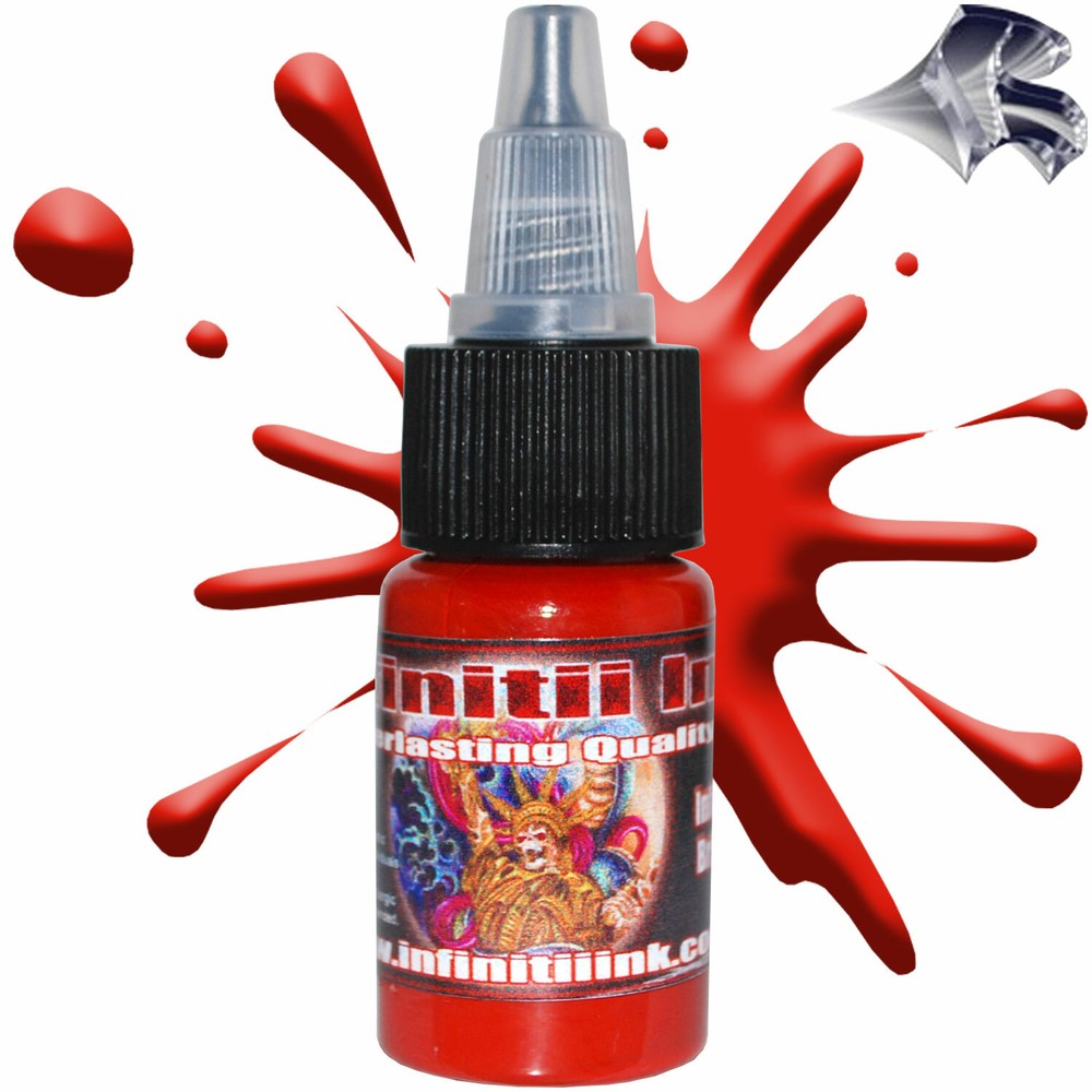 Infinitii Bright Red Tattoo Ink 1/2 oz