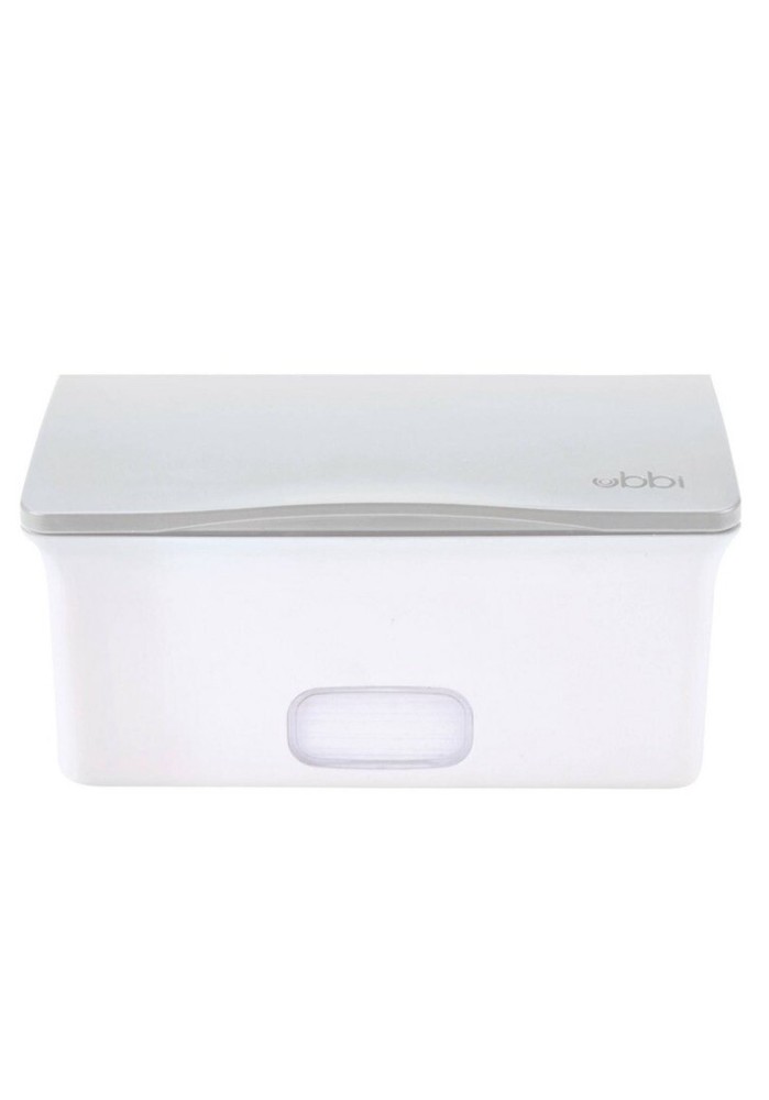 NEW Ubbi gray & white wipe dispenser