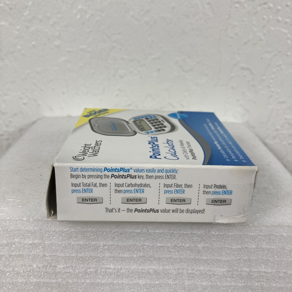 VTG Weight Watchers PointsPlus Calculator With User Guide Daily Weekly Tracker