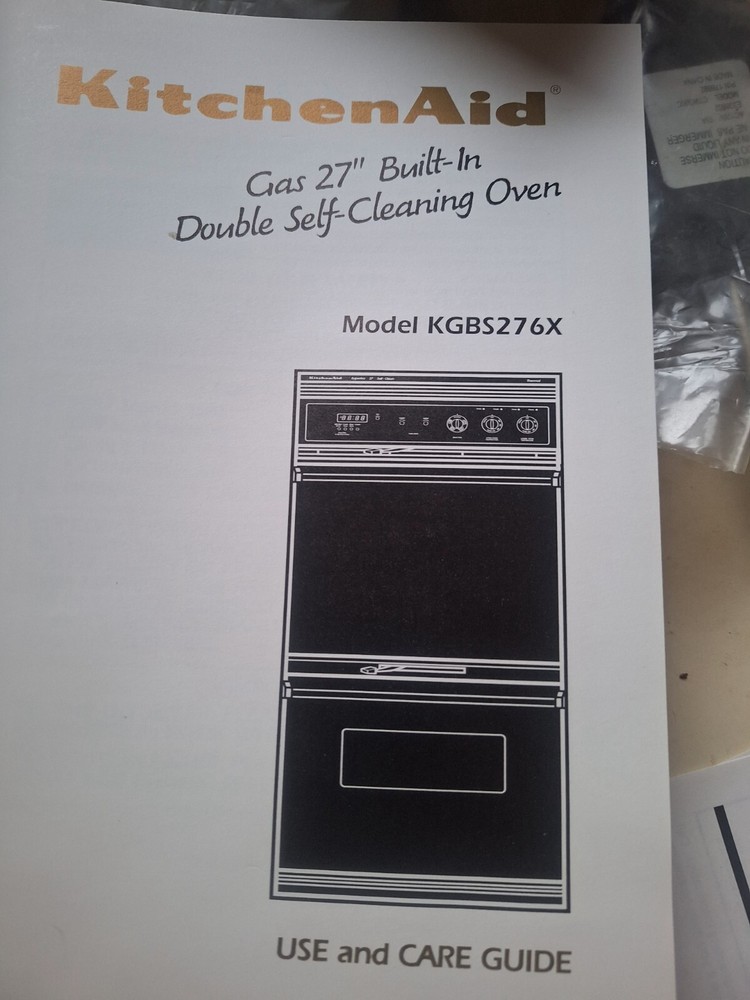 27 "Kitchenaid Double Door Wall Mount Oven